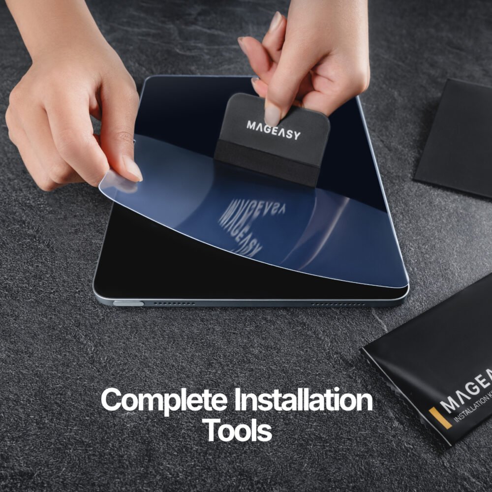 MagEasy Vetro Tempered Glass iPad 11 A16 / 10th Gen Antigores Screen Protector Pelindung Layar foto 2