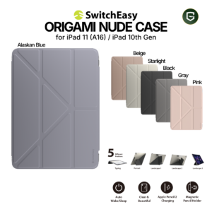 SwitchEasy Origami Nude Case iPad 11 A16 / 10th Gen