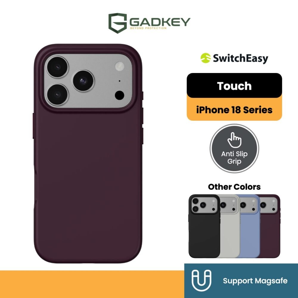 SwitchEasy Touch Silicone Magsafe Case iPhone 18 Pro Max / 18 Pro / 17 Pro Max / 17 Pro Casing Protection