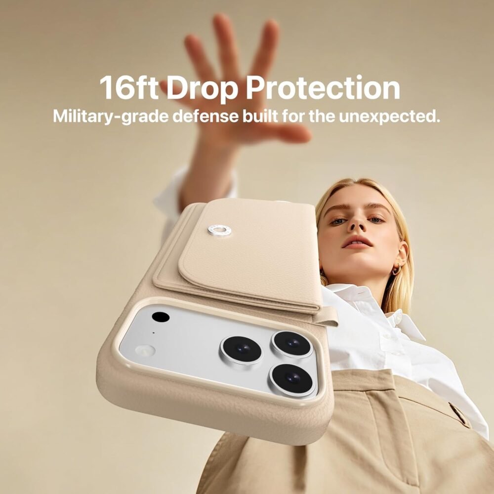 MagEasy Pouch Wallet Strap Case iPhone 18 Pro Max / 18 Pro / 17 Pro Max / 17 Pro / Air Magsafe Casing foto 7