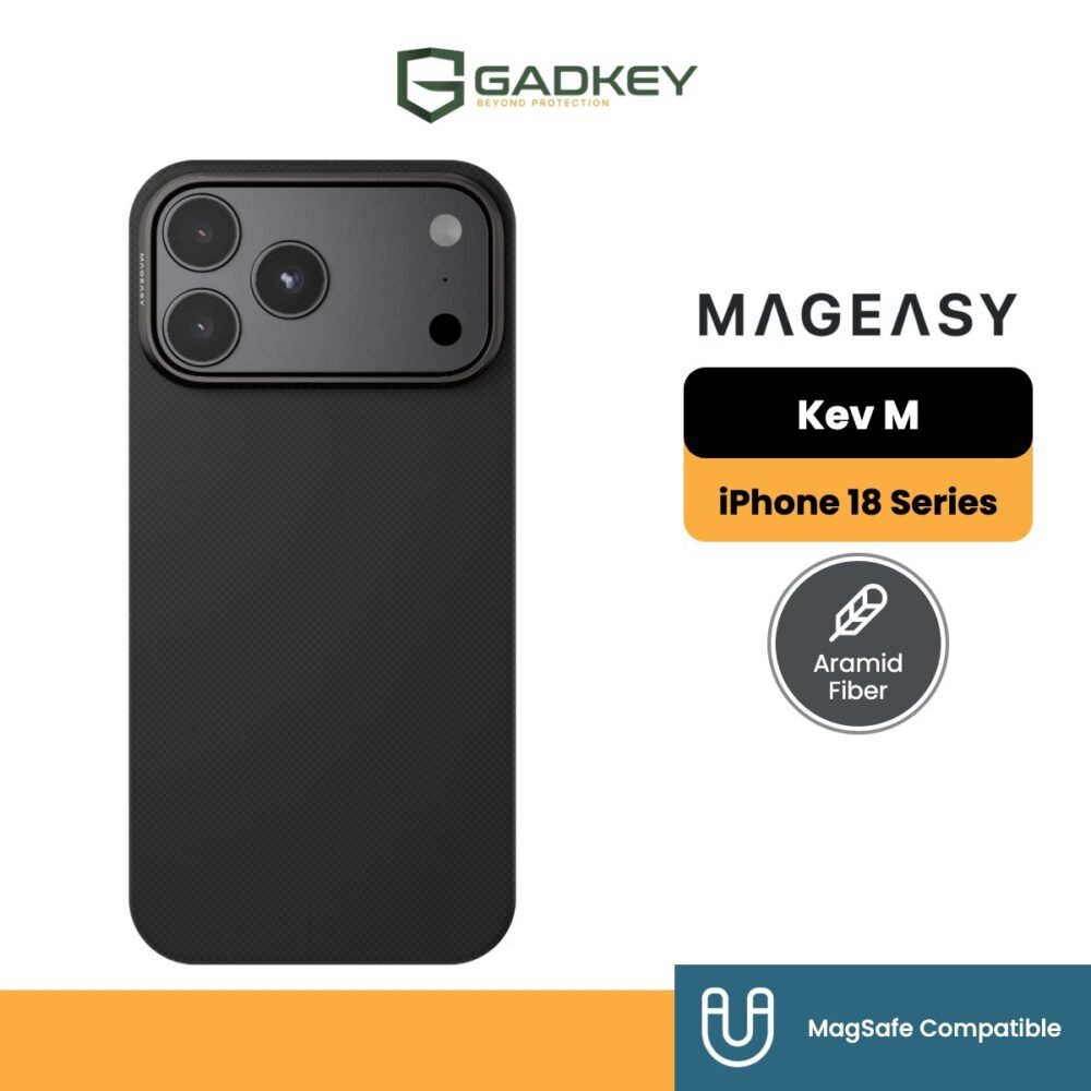 MagEasy Kev Aramid Fiber Magsafe Case iPhone 18 Pro Max / 18 Pro / 17 Pro Max / 17 Pro Ultra Thin Casing Cover